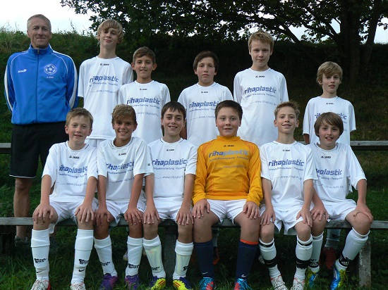 Hinten von links: Trainer Klemens Disch, Patrick Allgeier, Felix Göppert, Tobias Wernet, Marcel Singler, Robin Dufner; vorne von links: Fabian Hin, Michael Moser, Nikolas Burger, Marc Liebmann, Jonas Ohnemus, Jannik Dufner; es fehlen: Wendelin Joss, Trainer Stefan Schill, Hubert Herr